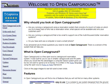 Tablet Screenshot of opencampground.com